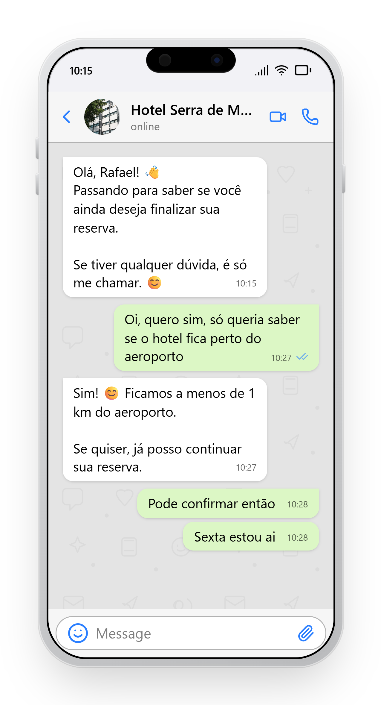 Recuperação de Hóspedes