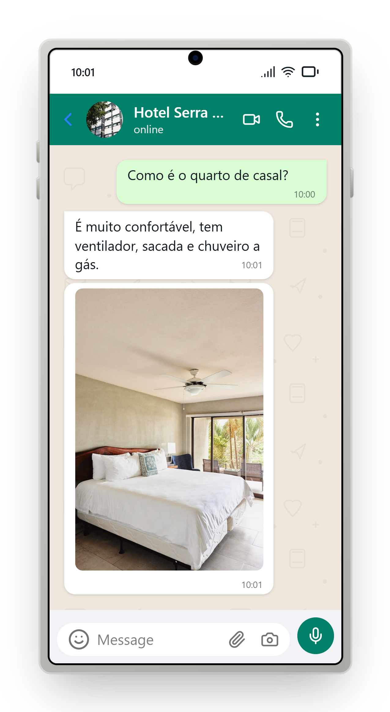 Reservas pelo WhatsApp